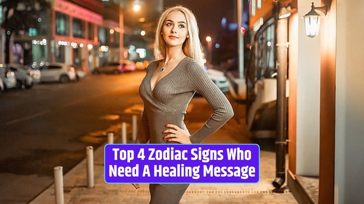 Healing message, zodiac signs, emotional well-being, self-care, vulnerability, inner peace,
